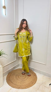 Mirror Work Kurti set