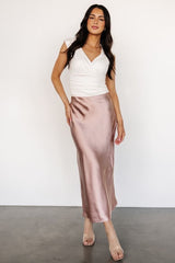 Rose gold Satin skirts