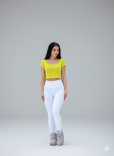 Backless Padded Rib Top