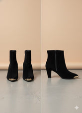 Suede Look Ankle Boots