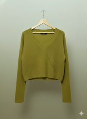 Green Knitted Sweater