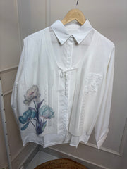 White Shirt With Shrug