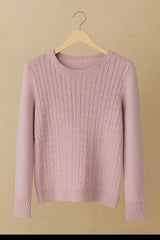 CABLE-KNIT PULLOVER SWEATER