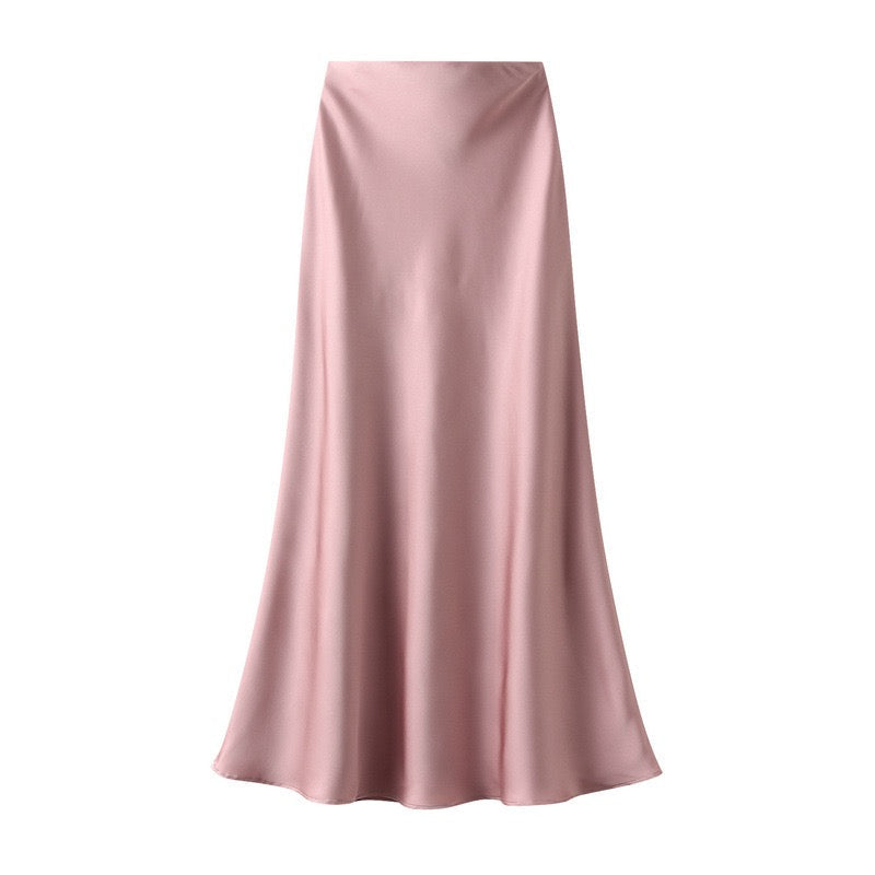 Rose gold Satin skirts
