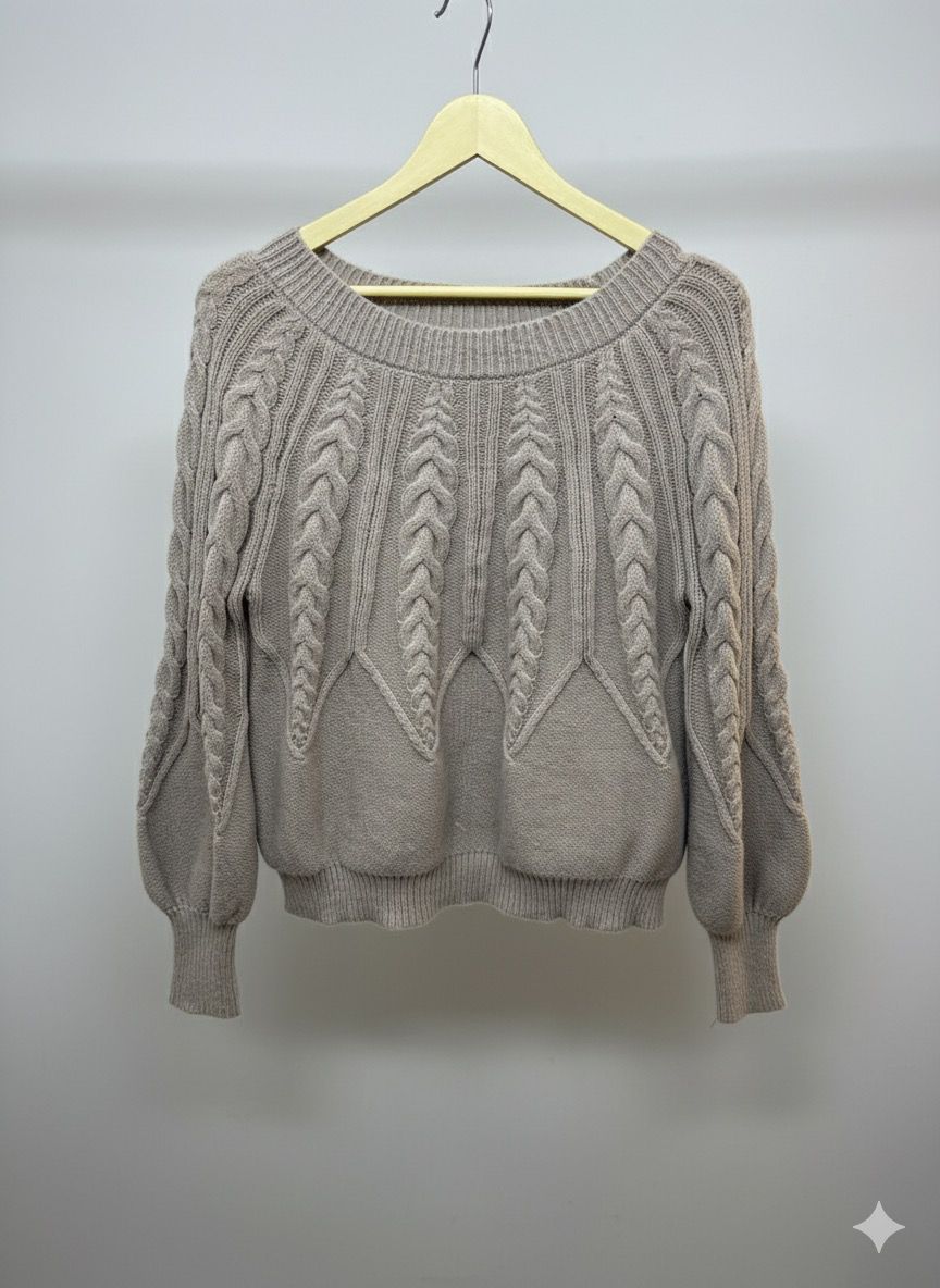 Grey knitted Sweater
