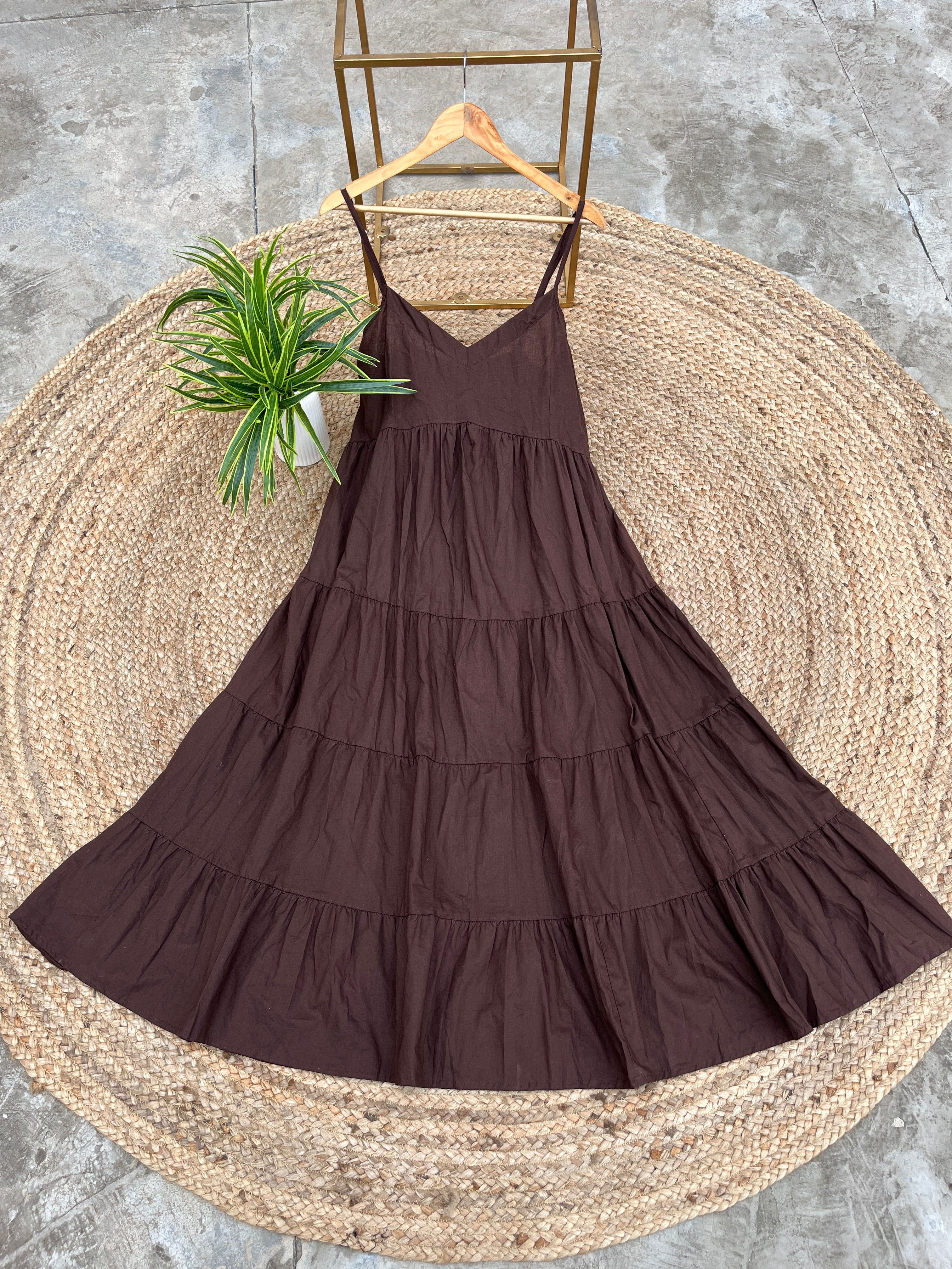 COTTON MAXI DRESS