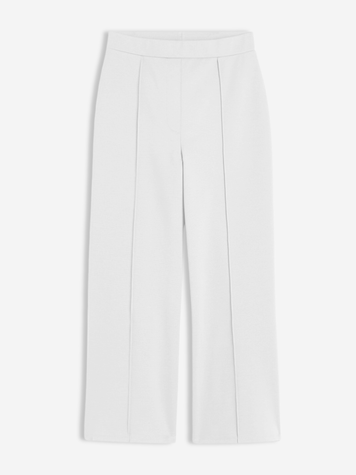 White Wide Leg Trouser (with Pockets)