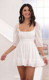 Backless Dress Georgette (Free Size)