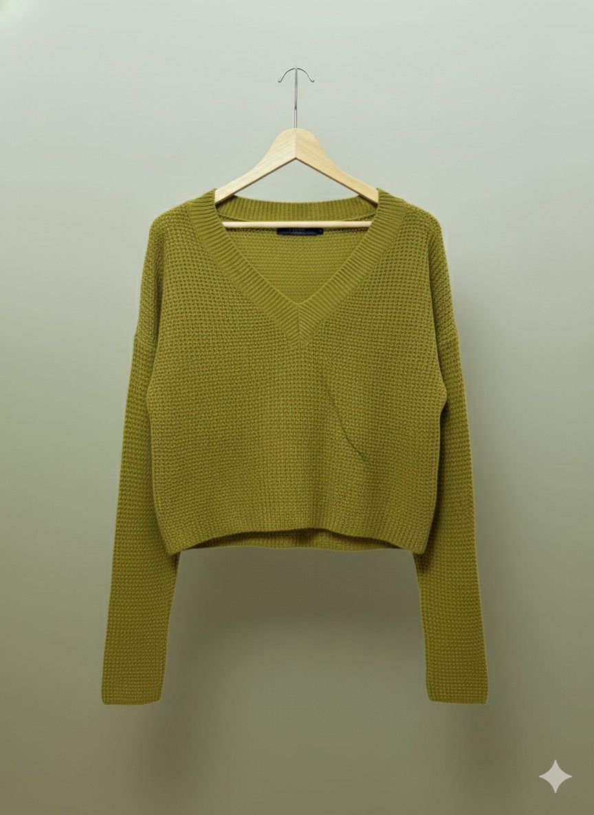 Green Knitted Sweater