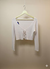 Front Tie Up Sweater