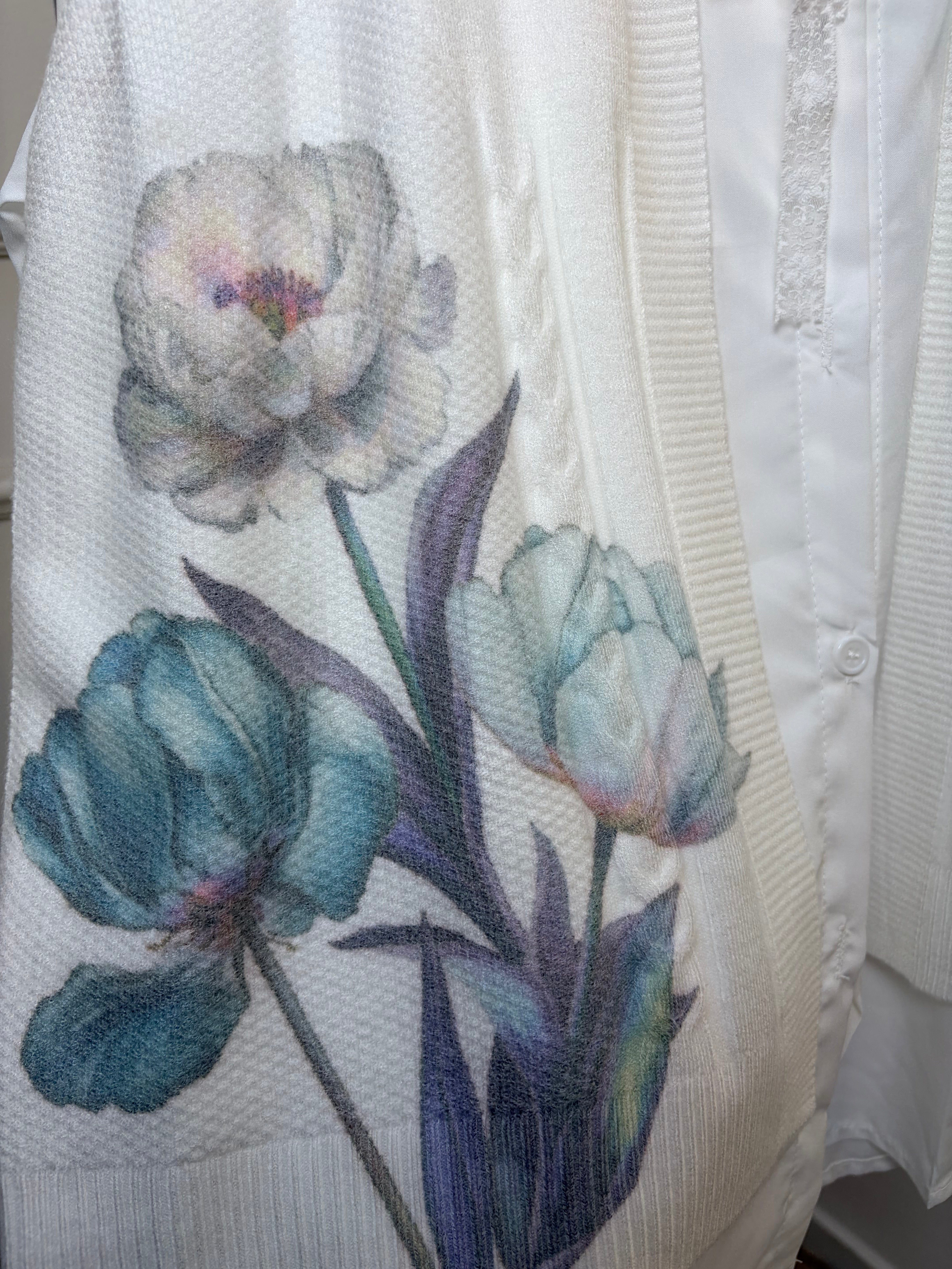 White Shirt With Shrug