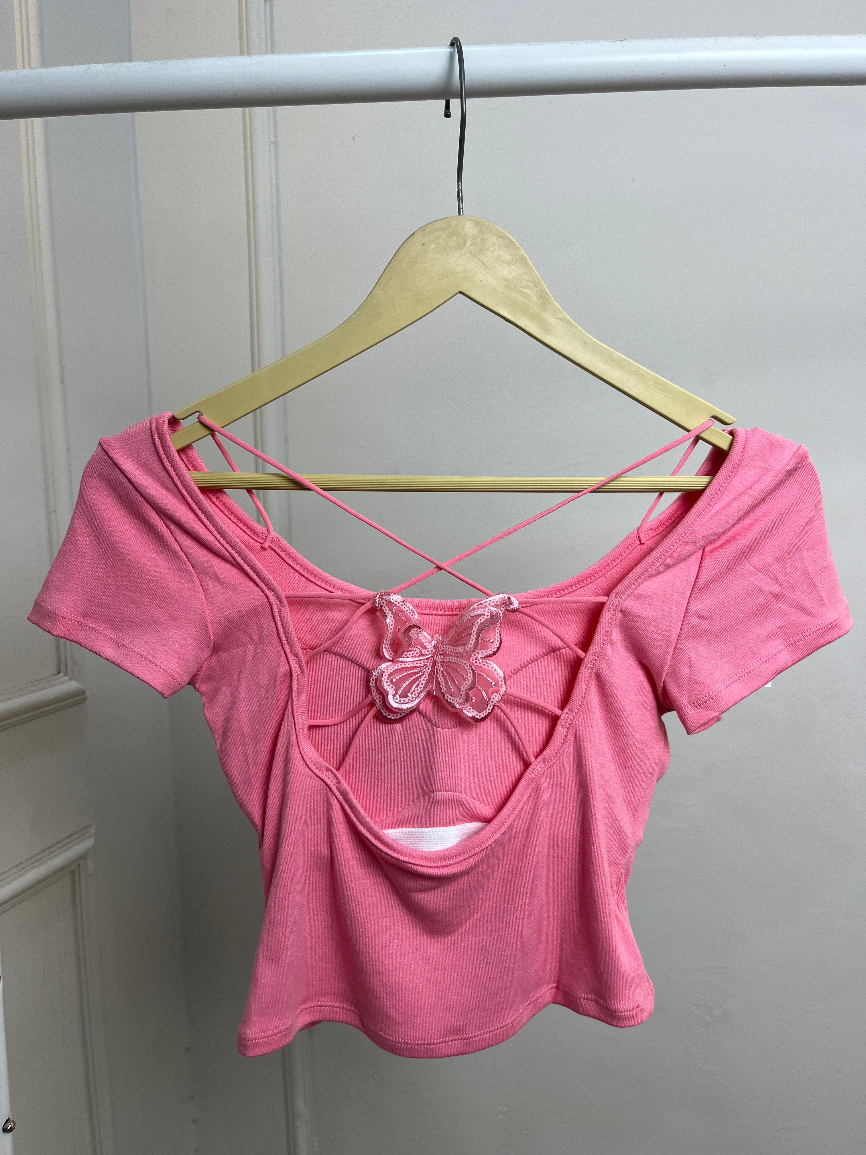 Backless Padded Rib Top