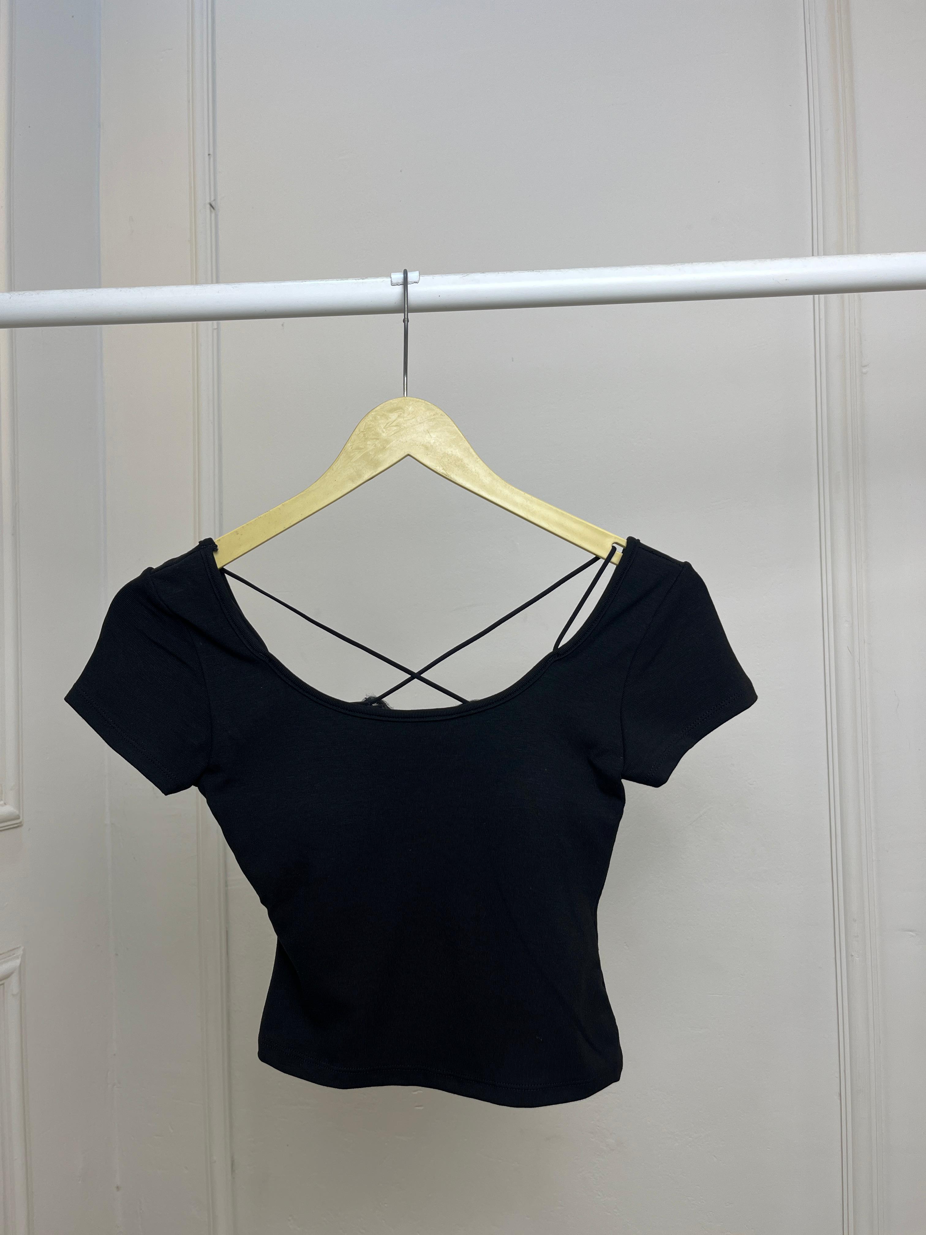 Backless Padded Rib Top