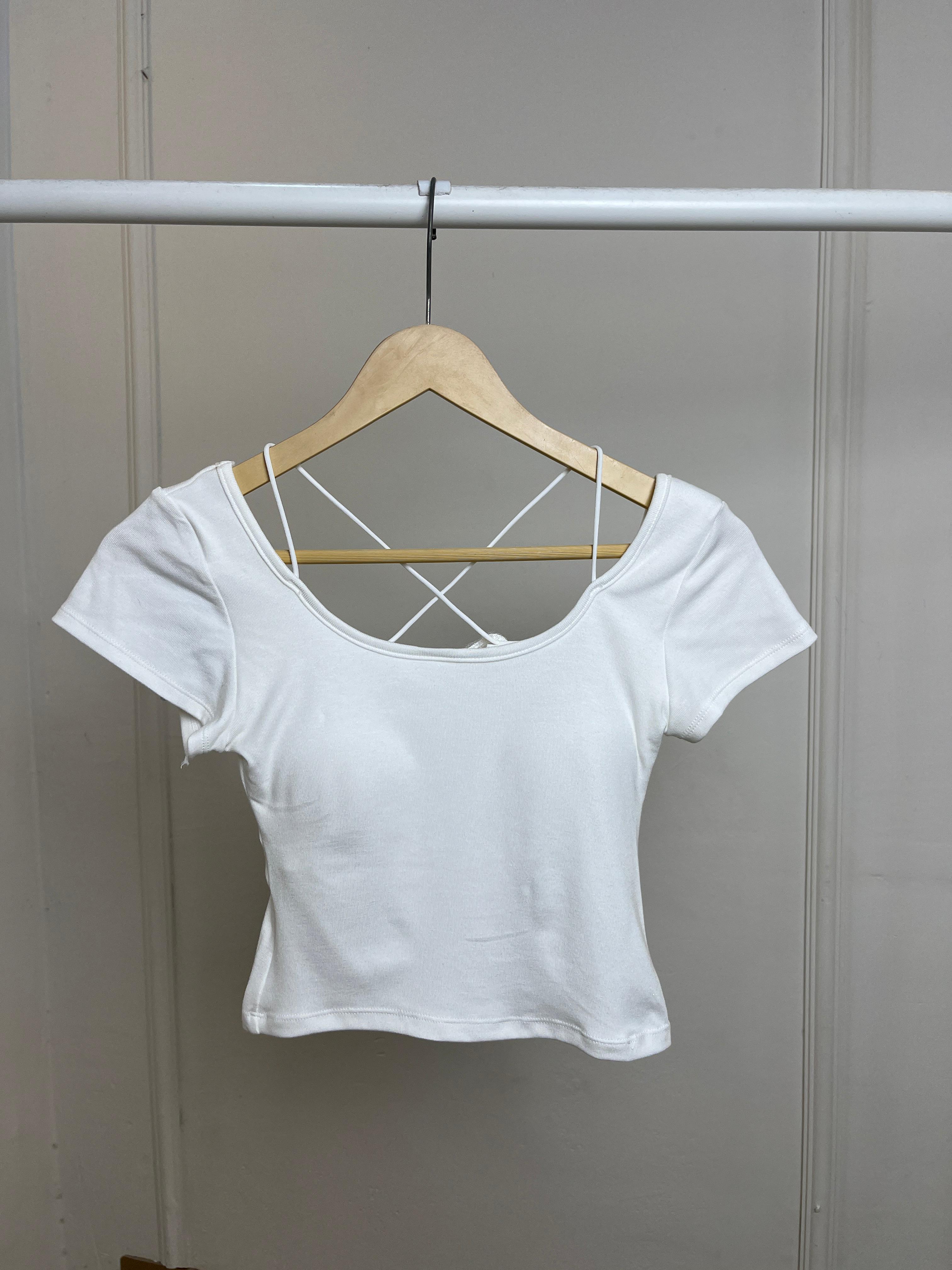 Backless Padded Rib Top
