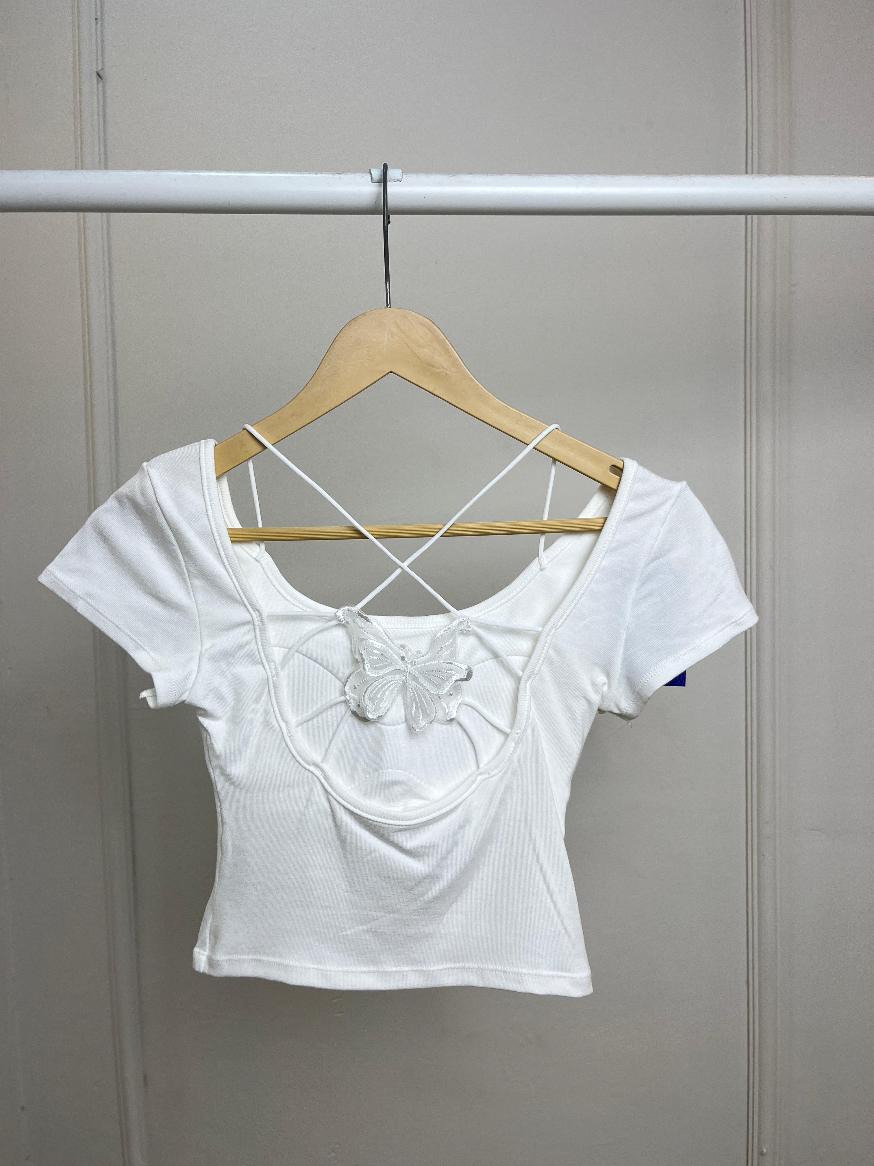 Backless Padded Rib Top