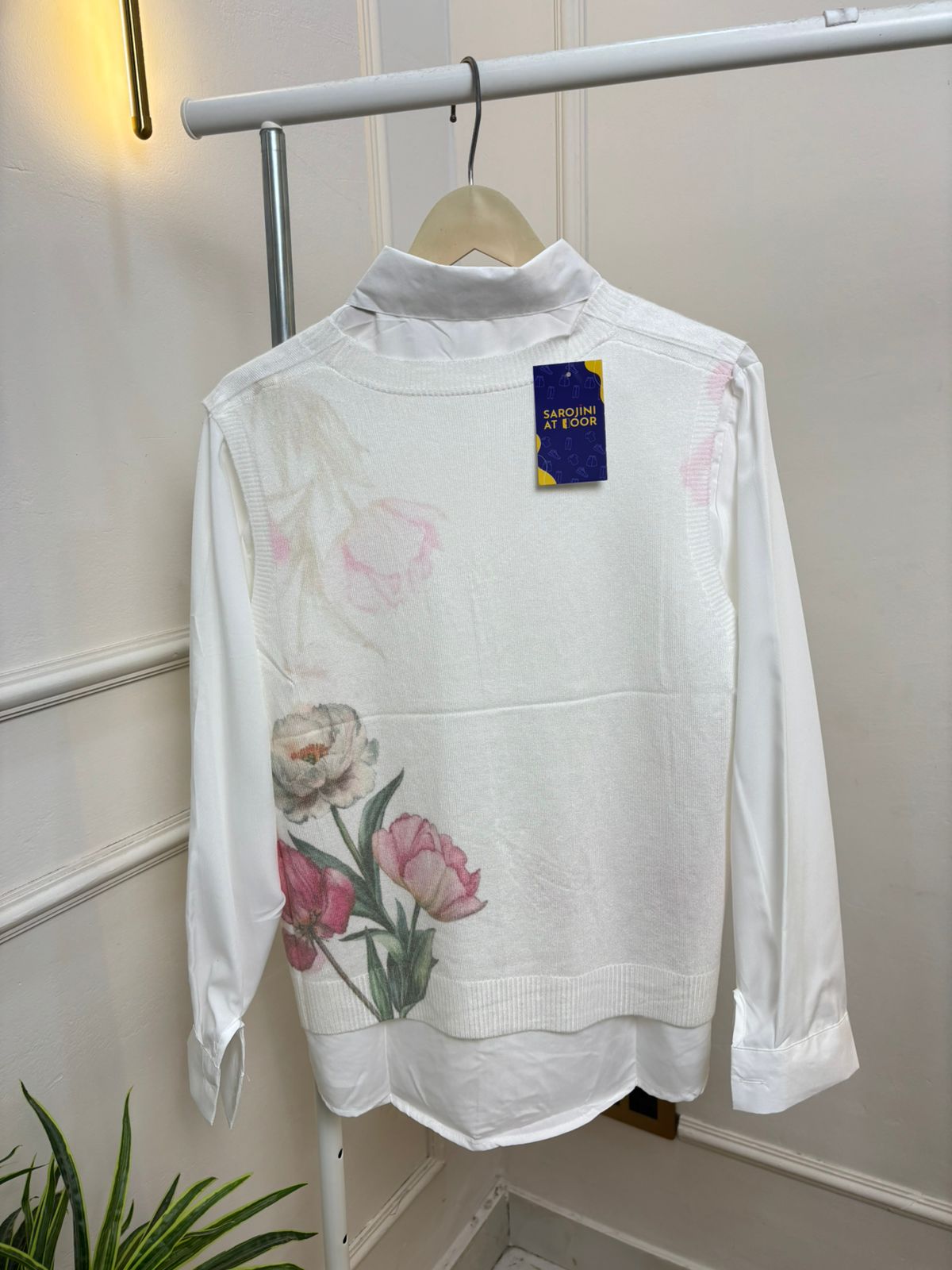 White Shirt With Shrug