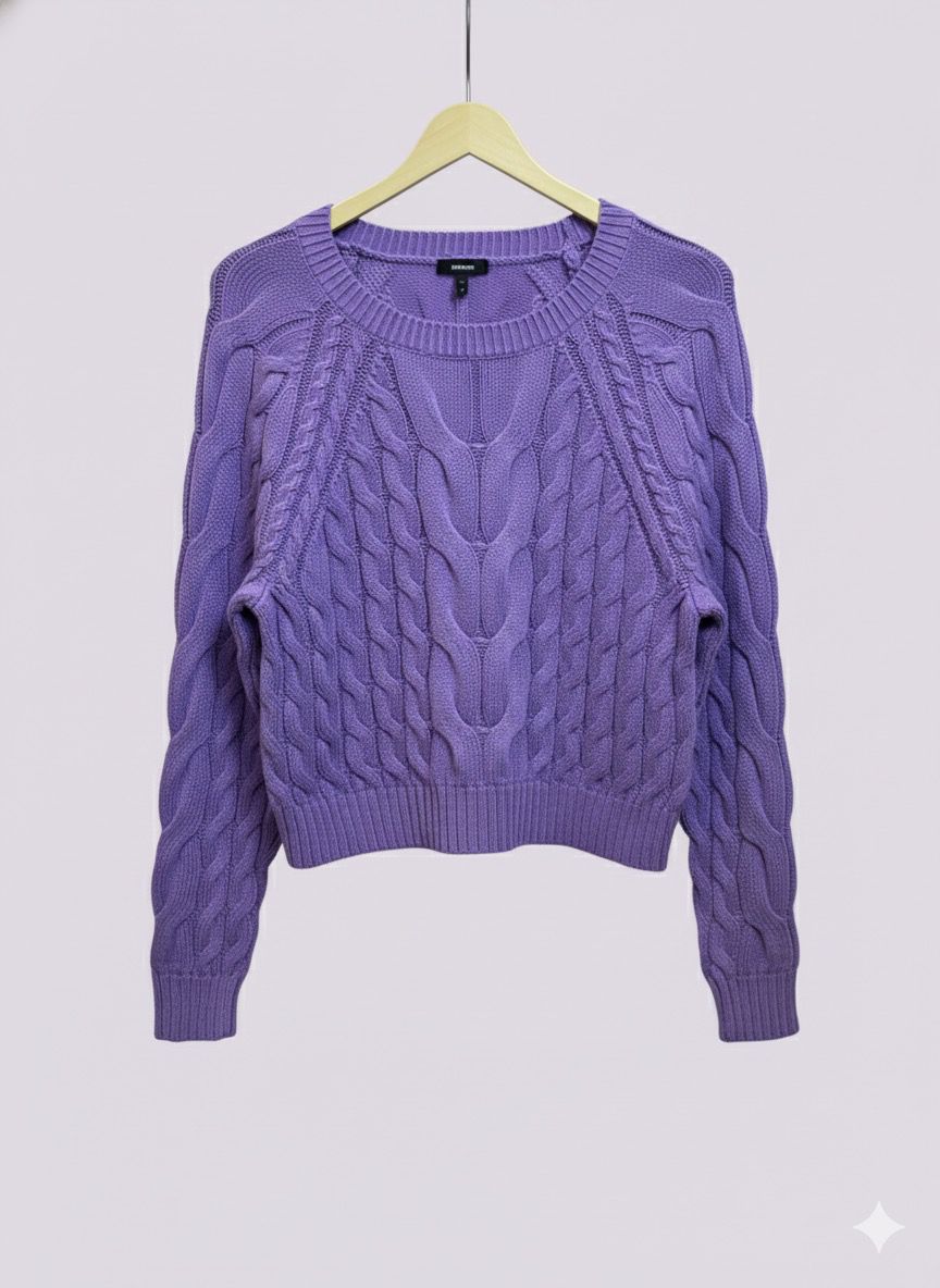 CREW NECK LONG-SLEEVED SWEATER