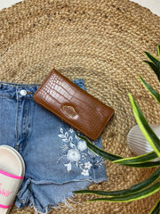 Tan Clutch TN001