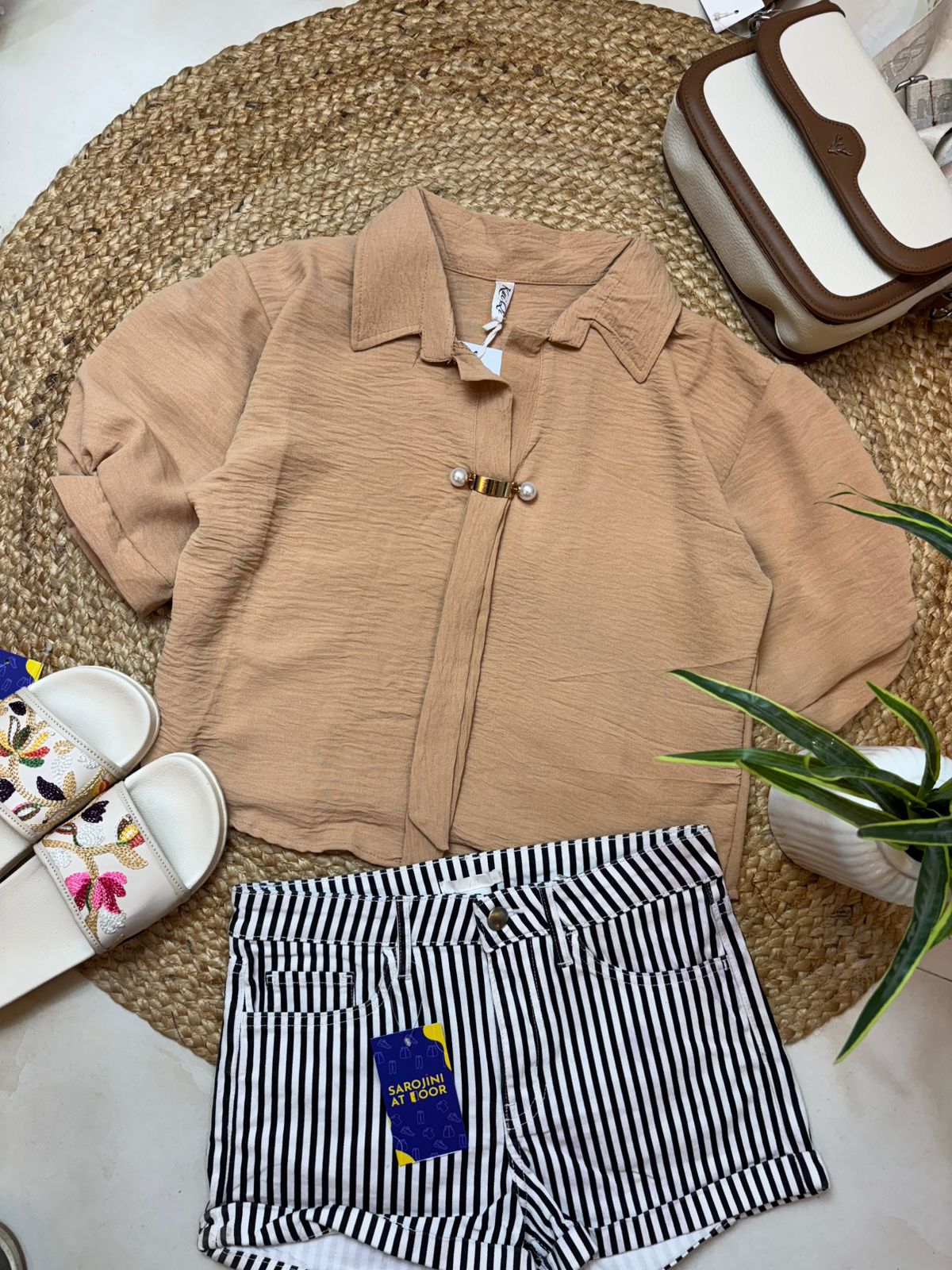 Beige Top BT002