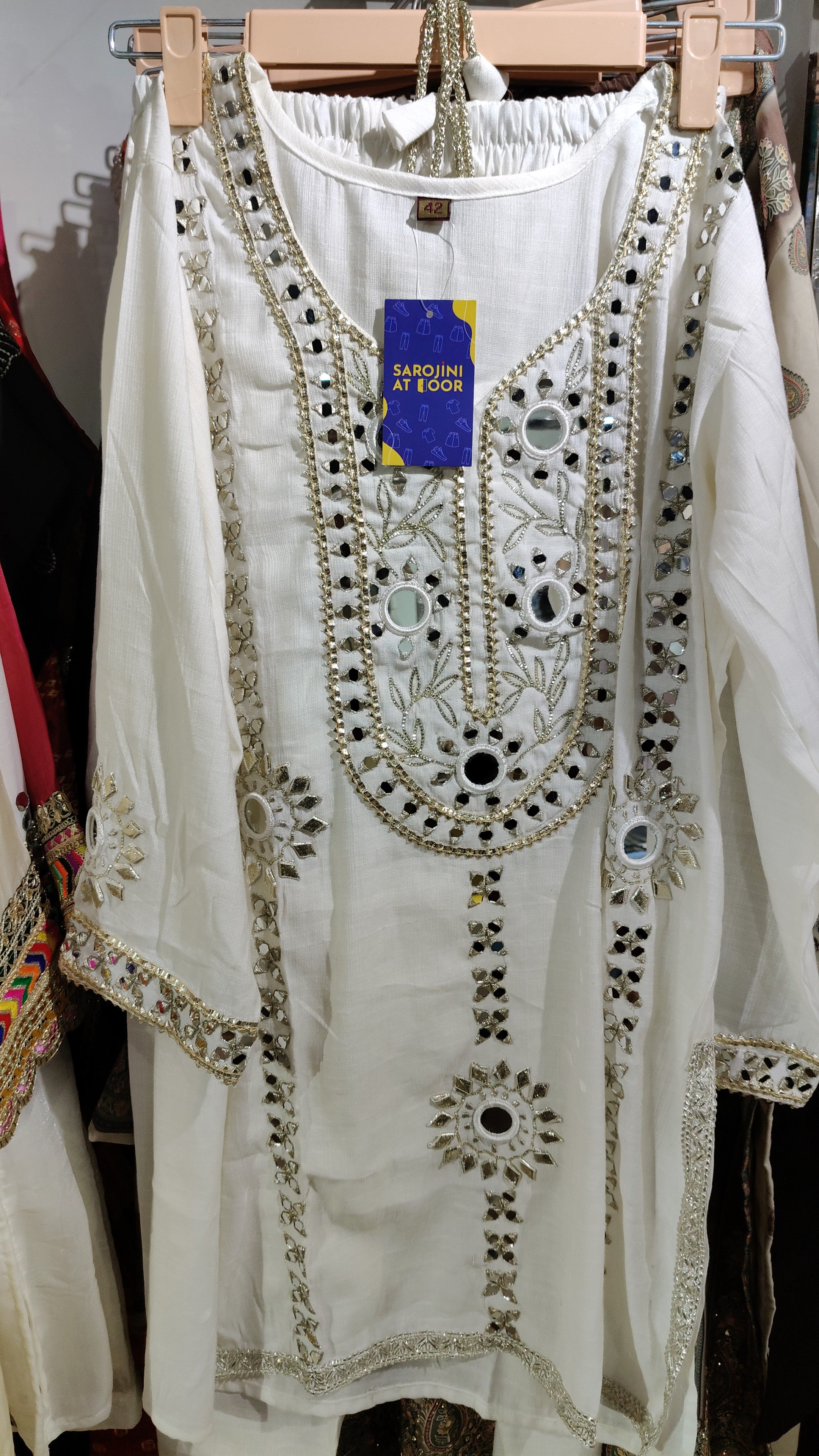 Mirror Work Kurti set
